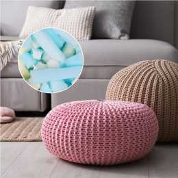 Marlow Modular Bean Bag Cover PU Leather Retro with Optional Filler 2.3KG Beanbag Filling(65L)