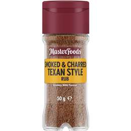 MasterFoods Smoked & Charred Texan Style Rub 50g