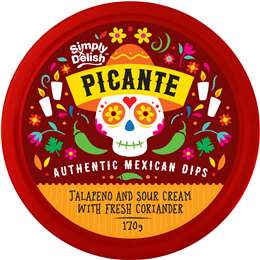 Picante Jalapeno & Sour Cream With Fresh Coriander