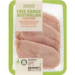 Macro Free Range Chicken Breast Schnitzel