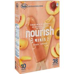 Bulla Nourish Minis Peach Apricot 10 Pack