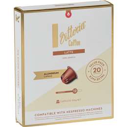 Vittoria Latte Nespresso Compatible Coffee Capsules