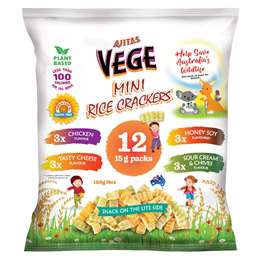 Vege Chips Mini Rice Crackers Multipack