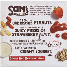 Sam's Pantry Strawberry Sundae Protein Bar 