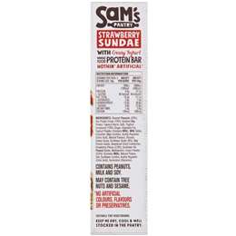Sam's Pantry Strawberry Sundae Protein Bar 