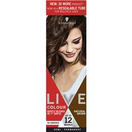 Schwarzkopf Live Colour Natural Brown Semi Permanent