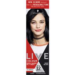 Schwarzkopf Live Colour Deep Black Semi Permanent