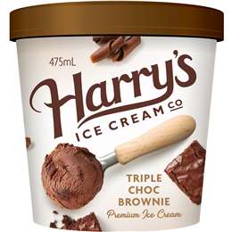 Harry's Ice Cream Triple Choc Brownie 