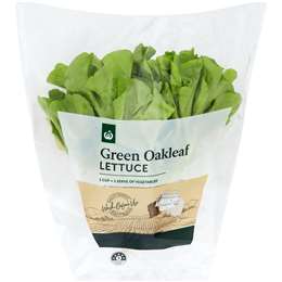 Woolworths Lettuce Oakleaf Green