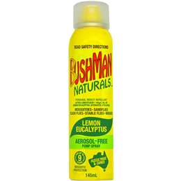 Bushman Naturals Insect Repellant Pump Spray Lemon Eucalyptus 145ml