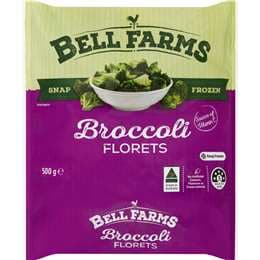 Bell Farms Snap Frozen Broccoli Florets