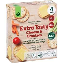 Woolworths Extra Tasty Cheese & Crackers