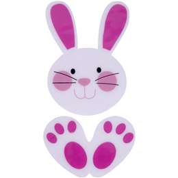 Amscan Easter Window Gel Cling Bunny Each | Woolworths