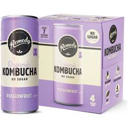 Remedy Passionfruit Kombucha 