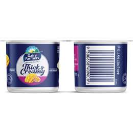 Dairy Farmers Thick & Creamy Mango & Passionfruit Yoghurt
