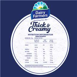 Dairy Farmers Thick & Creamy Mango & Passionfruit Yoghurt