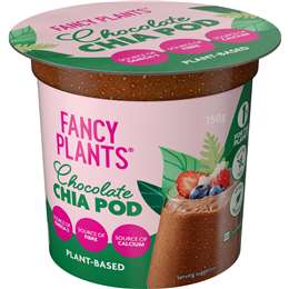 Fancy Plants Plant Based Chocolate Chia Pod 150g