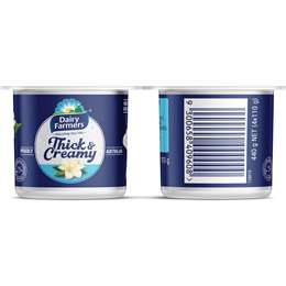Dairy Farmers Thick & Creamy Vanilla Yoghurt 