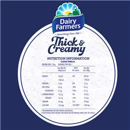 Dairy Farmers Thick & Creamy Vanilla Yoghurt 
