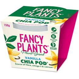 Fancy Plants Plant Based Vanilla Chia Pod 150g