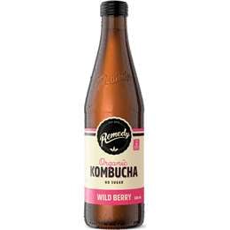 Remedy Organic Kombucha Wild Berry