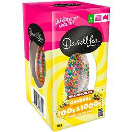 Darrell Lea Original 100s & 1000s Hand Rolled Egg Milk Chocolate product image