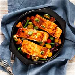  Salmon Tasmanian Atlantic Fillets Skinned & Boned