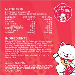 Lucky Kitchen Lucky Kitchen Bbq Pork Dumplings