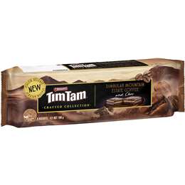 Arnott's Tim Tam Crafted Chocolate Biscuits Coffee & Chocolate 160g