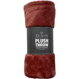 Inspire Plush Throw Assorted 