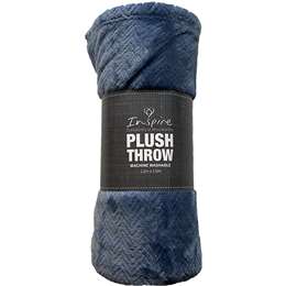 Inspire Plush Throw Assorted 