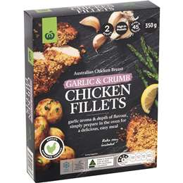 Woolworths Chicken Breast Fillets Garlic & Crumb