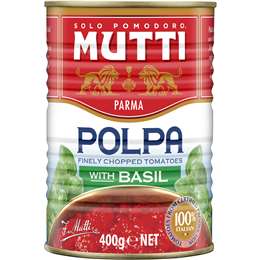 Mutti Parma Polpa Finely Chopped Tomatoes With Basil