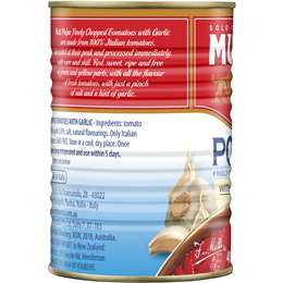 Mutti Polpa Finely Chopped Tomatoes With Garlic