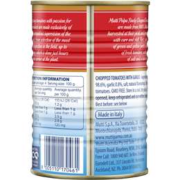 Mutti Polpa Finely Chopped Tomatoes With Garlic