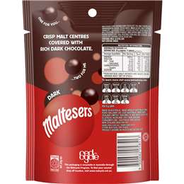 Maltesers Dark Chocolate Snack & Share Bag
