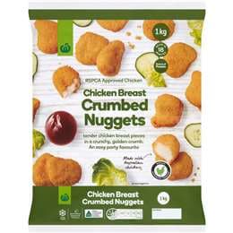 Woolworths Crumbed Chicken Breast Nuggets