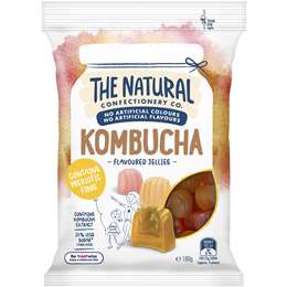 The Natural Confectionery Co. Kombucha Flavoured Lollies 180g