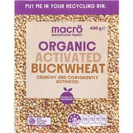 Macro Certified Organic Activated Buckwheat