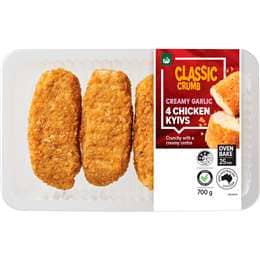 Woolworths Creamy Garlic Stuffed Boneless Chicken Kyiv