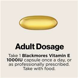 Blackmores Vitamin E 1000iu Cholesterol Health Capsules