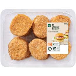 Woolworths Chicken Bulk Burgers 