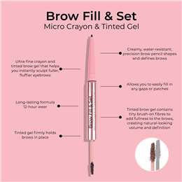 Mcobeauty Brow Fill & Set Light/medium 
