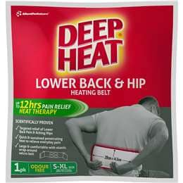 Deep Heat Lower Back & Hip Heating Belt