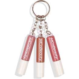 Mcobeauty Lip Gloss Trio 3 In 1 Gloss Keyring Assorted