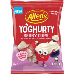 Allen's Yoghurty Berry Cups 160g