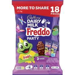 Cadbury Freddo Party Milk Chocolate Share Pack 18 Pieces 216g