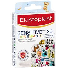 Elastoplast Sensitive Plasters For Kids With Animal Print