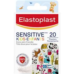 Elastoplast Sensitive Plasters For Kids With Animal Print