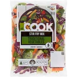 Woolworths COOK Stir Fry Mix Traditional Vegetables